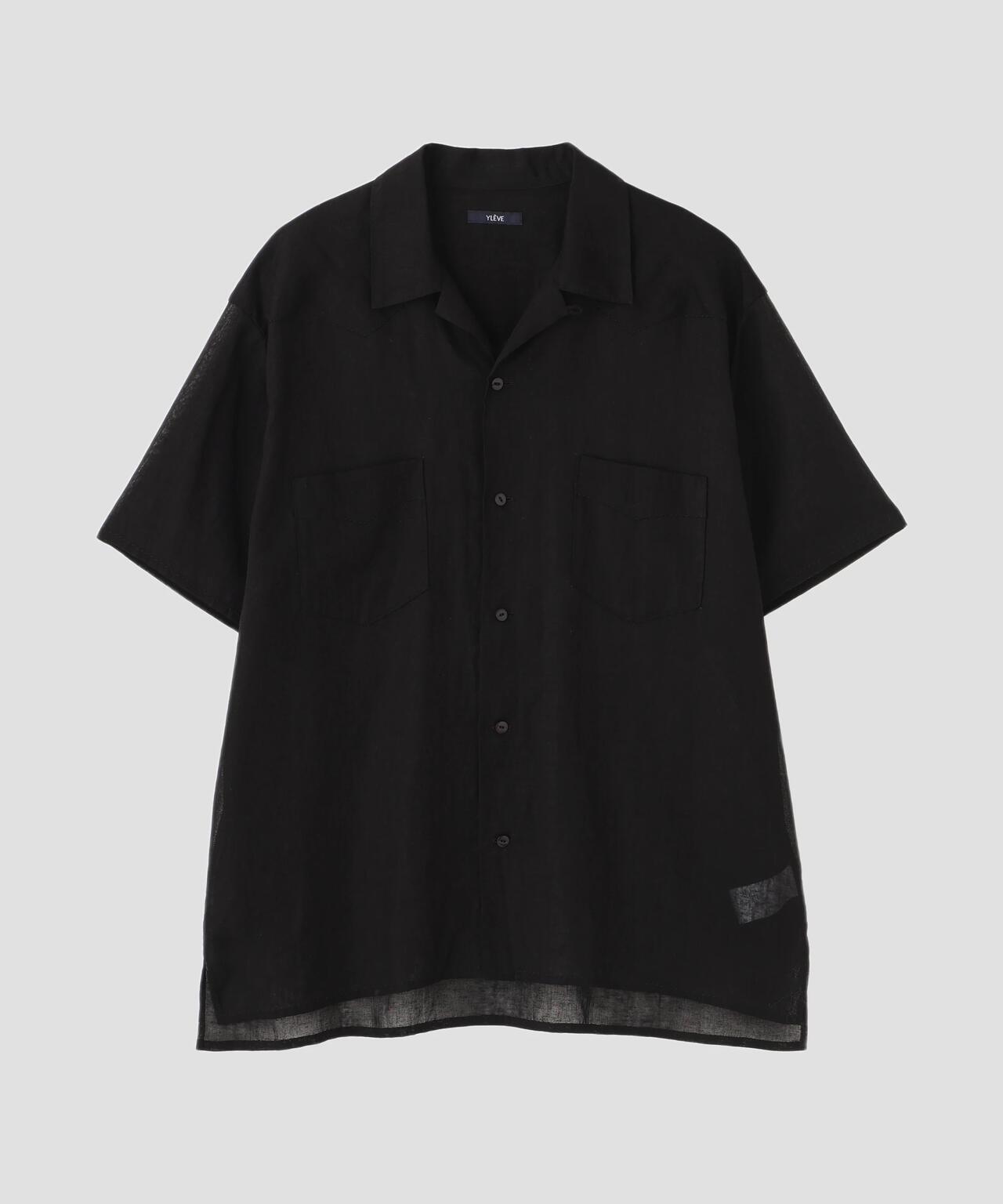 YLEVE / COTTON RAMIE VOILE HAND STITCH SHIRT