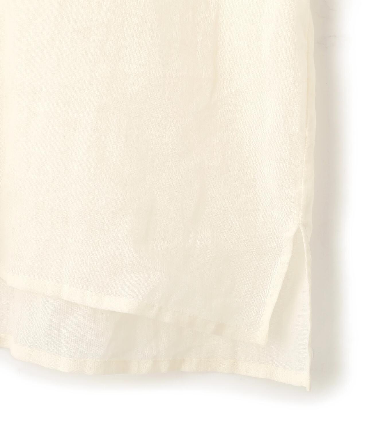 YLEVE / COTTON RAMIE VOILE HAND STITCH SHIRT
