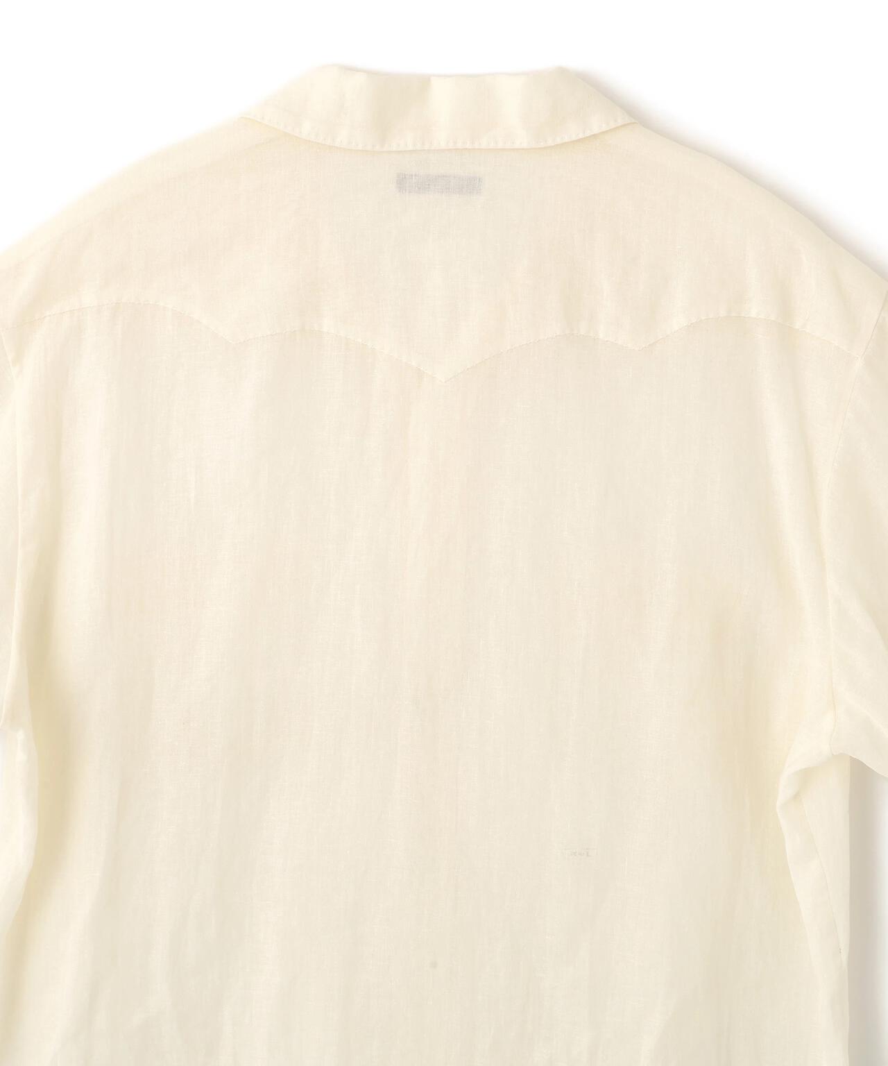 YLEVE / COTTON RAMIE VOILE HAND STITCH SHIRT