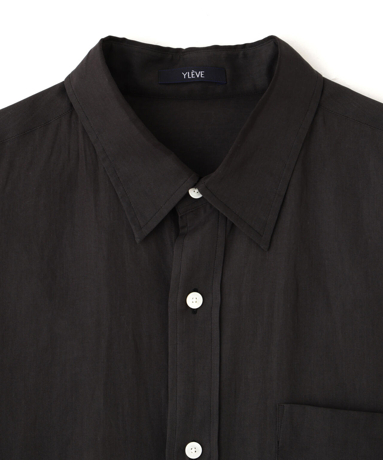 YLEVE / COTTON VOILE LAWN LONG SLEEVE SHIRT