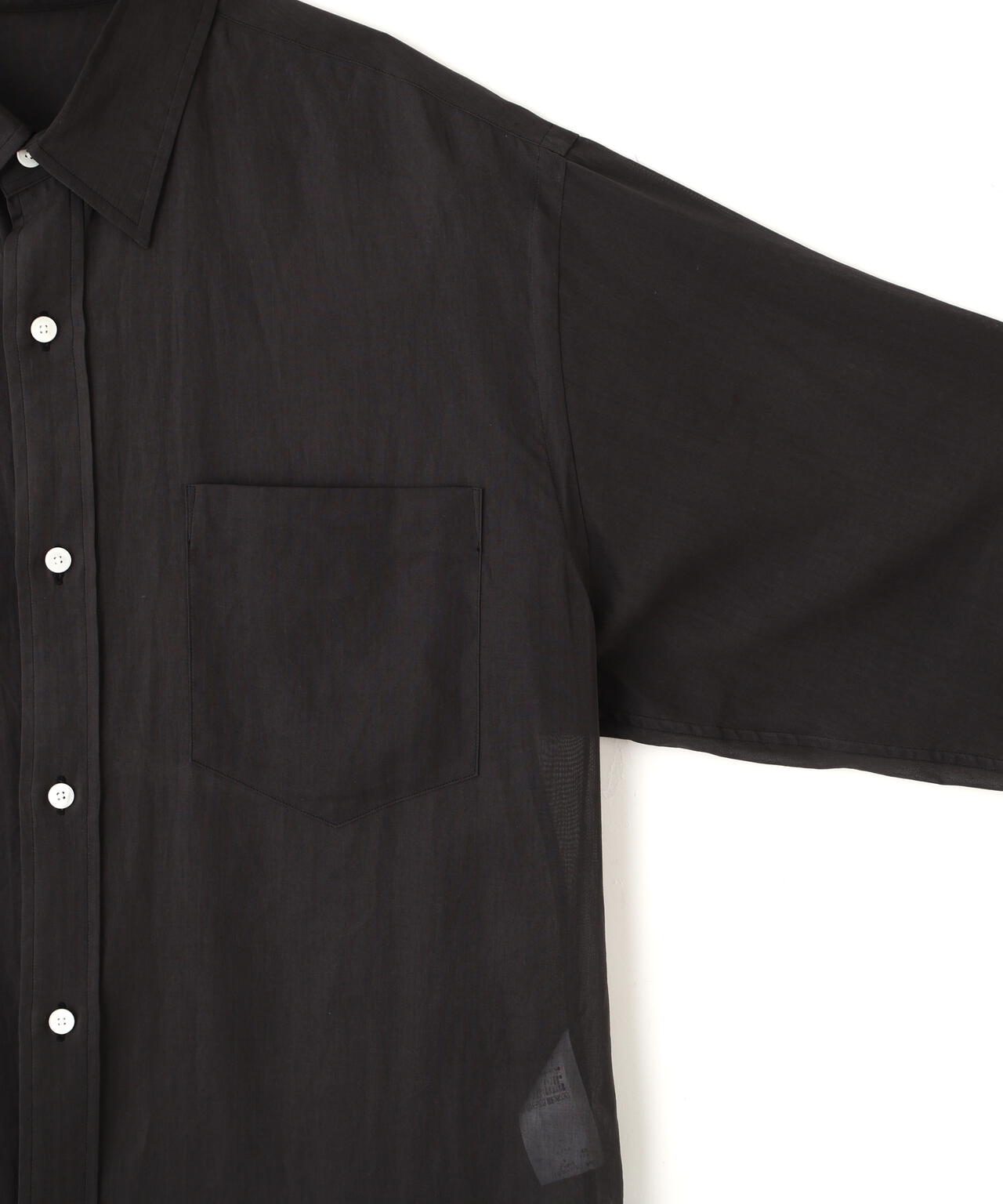 YLEVE / COTTON VOILE LAWN LONG SLEEVE SHIRT