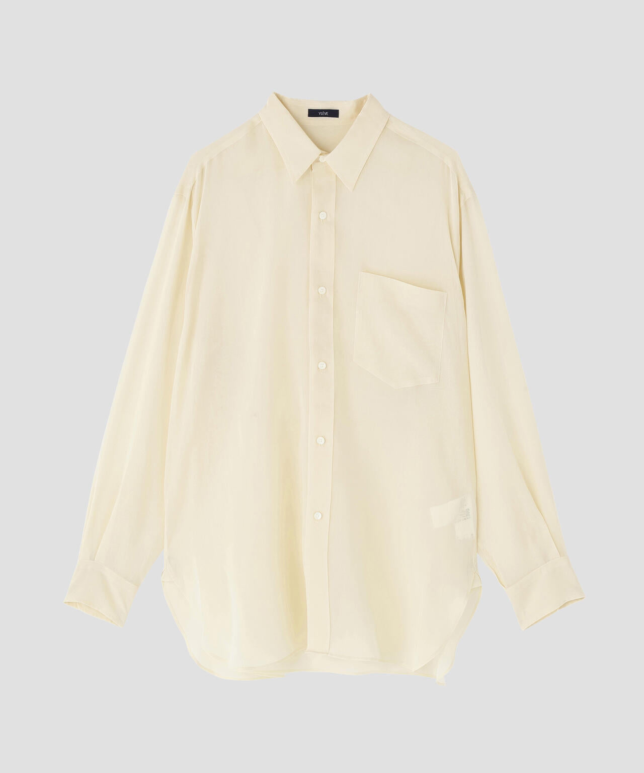 YLEVE / COTTON VOILE LAWN LONG SLEEVE SHIRT