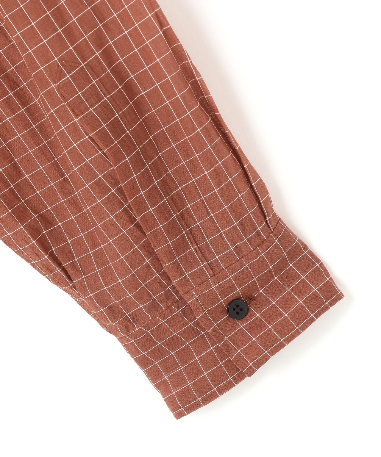 YLEVE / COTTON SILK CHECK PULLOVER SHIRT