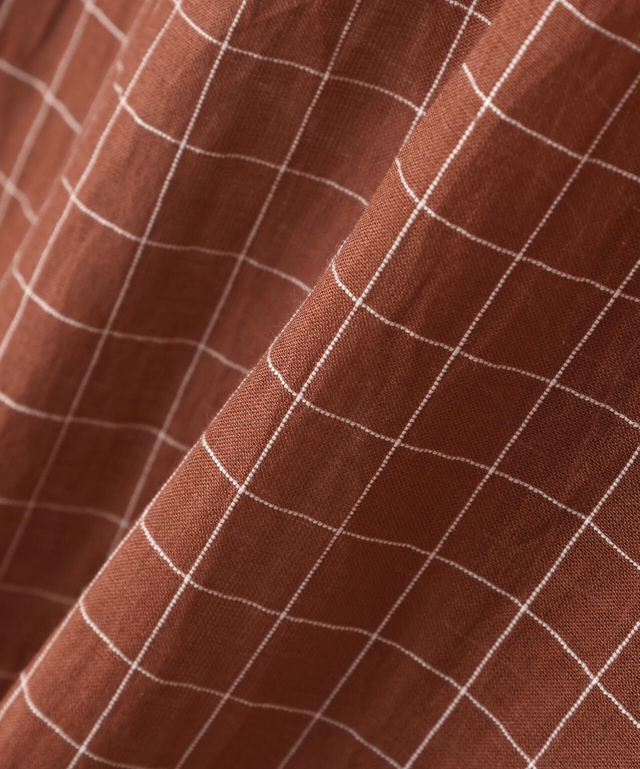 YLEVE / COTTON SILK CHECK PULLOVER SHIRT
