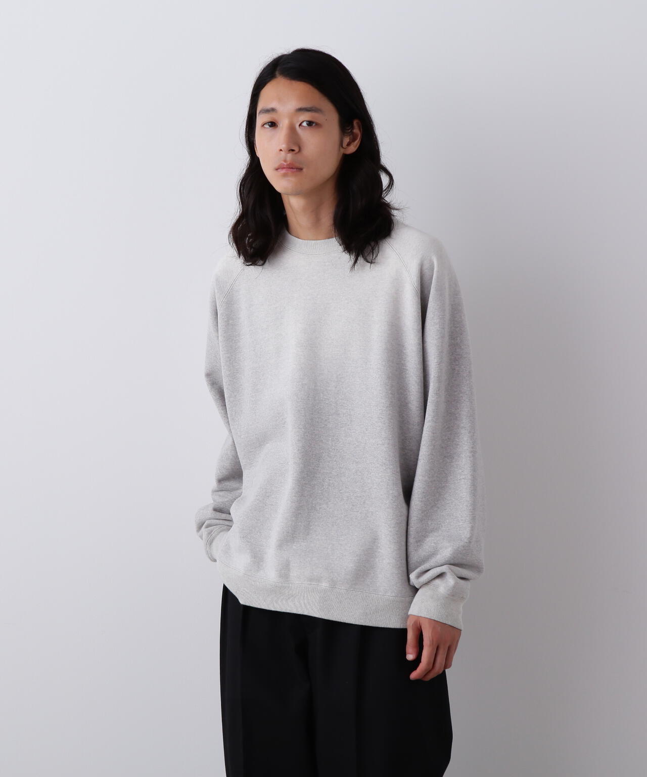 YLEVE / ORGANIC COTTON SUN FADED SWEAT PULLOVER