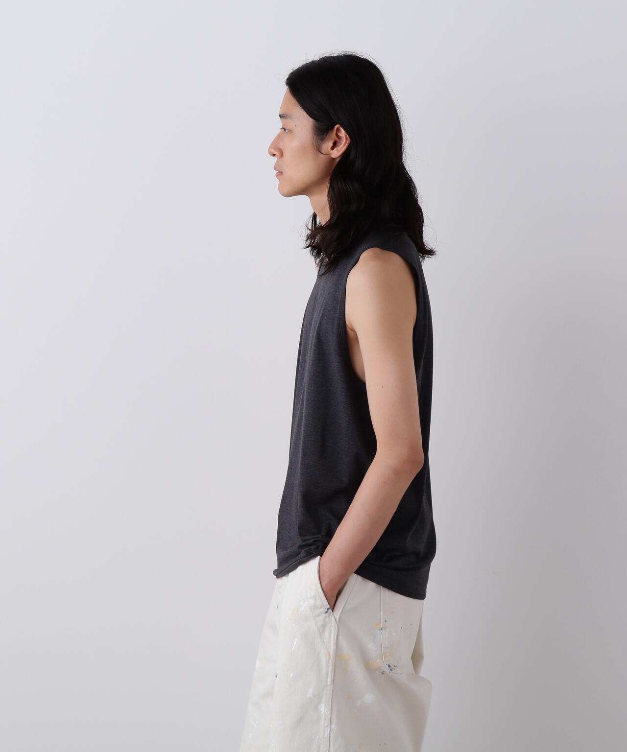 YLEVE / ELS GV COTTON SLEEVELESS PULLOVER