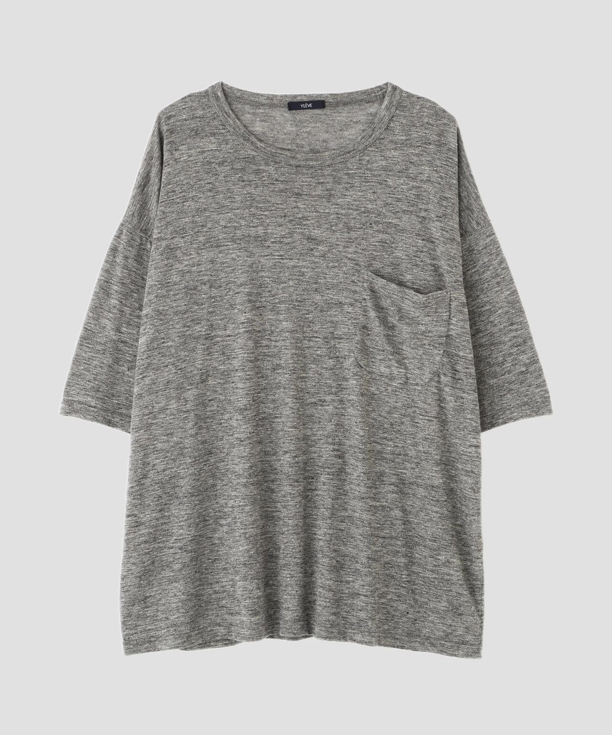 YLEVE / LINEN POCKET T-SHIRT