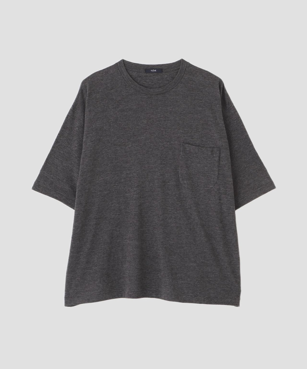 YLEVE / TETRON COTTON SLUB YARN JERSEY POCKET T-SHIRT