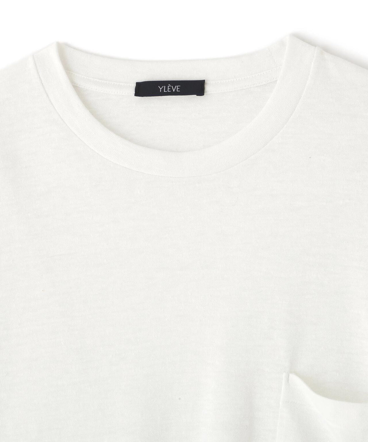 YLEVE / TETRON COTTON SLUB YARN JERSEY POCKET T-SHIRT