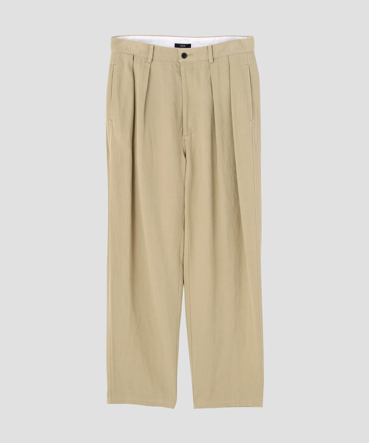 YLEVE / WASHI PAPER TWILL TROUSERS