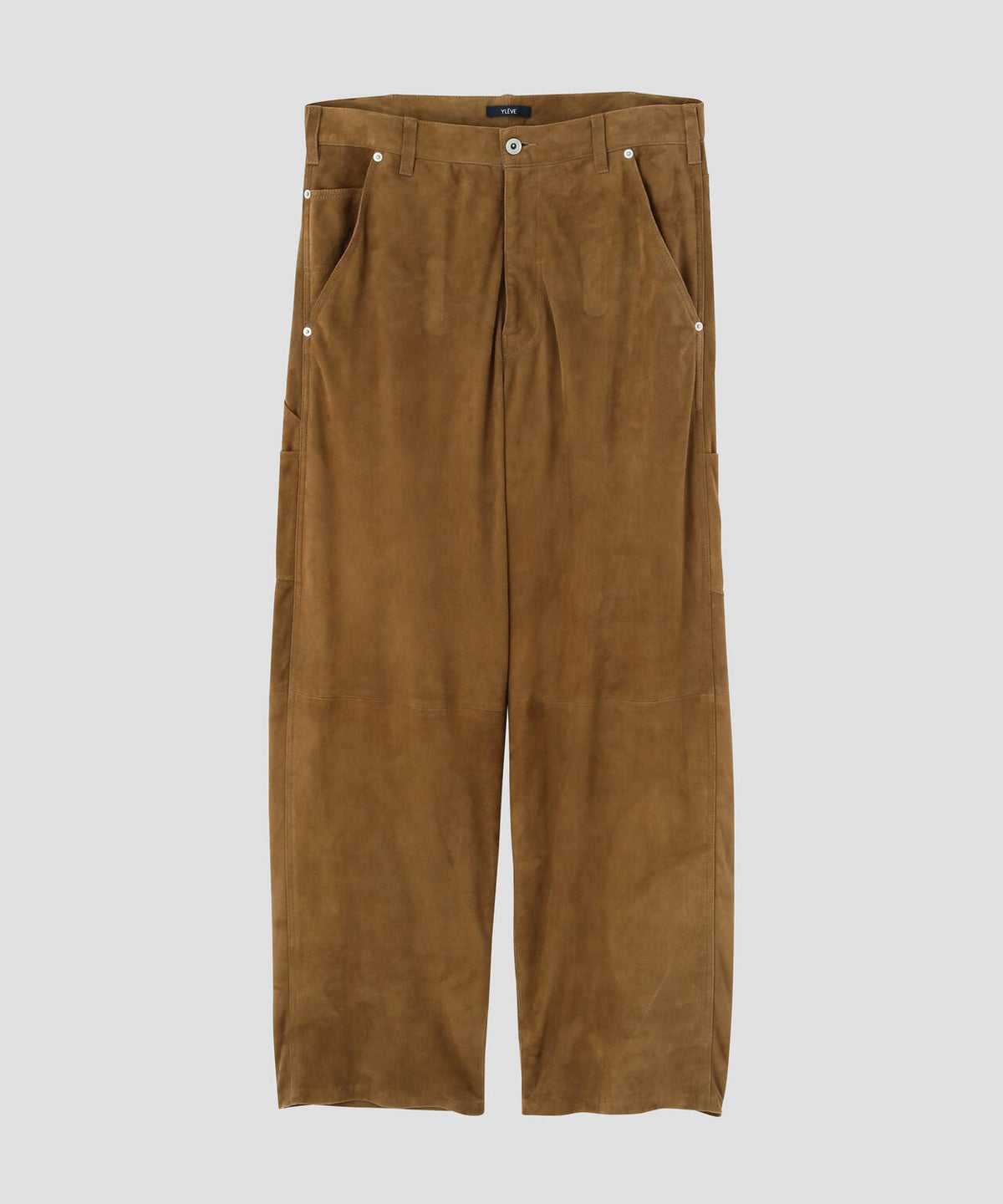 YLEVE / ROUGH GOAT SUEDE PAINTER PANTS