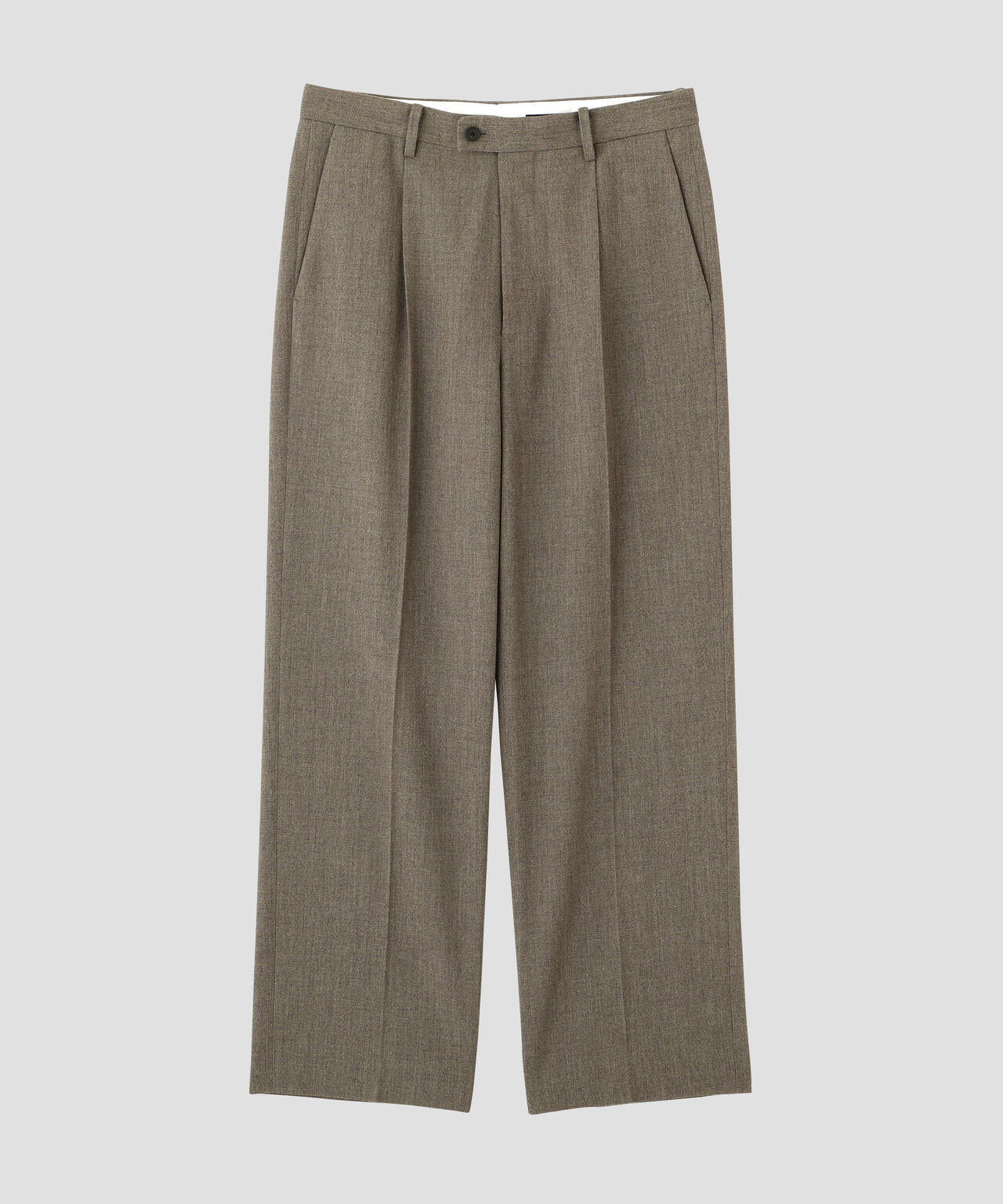 YLEVE / ROUGH WOOL TROUSERS