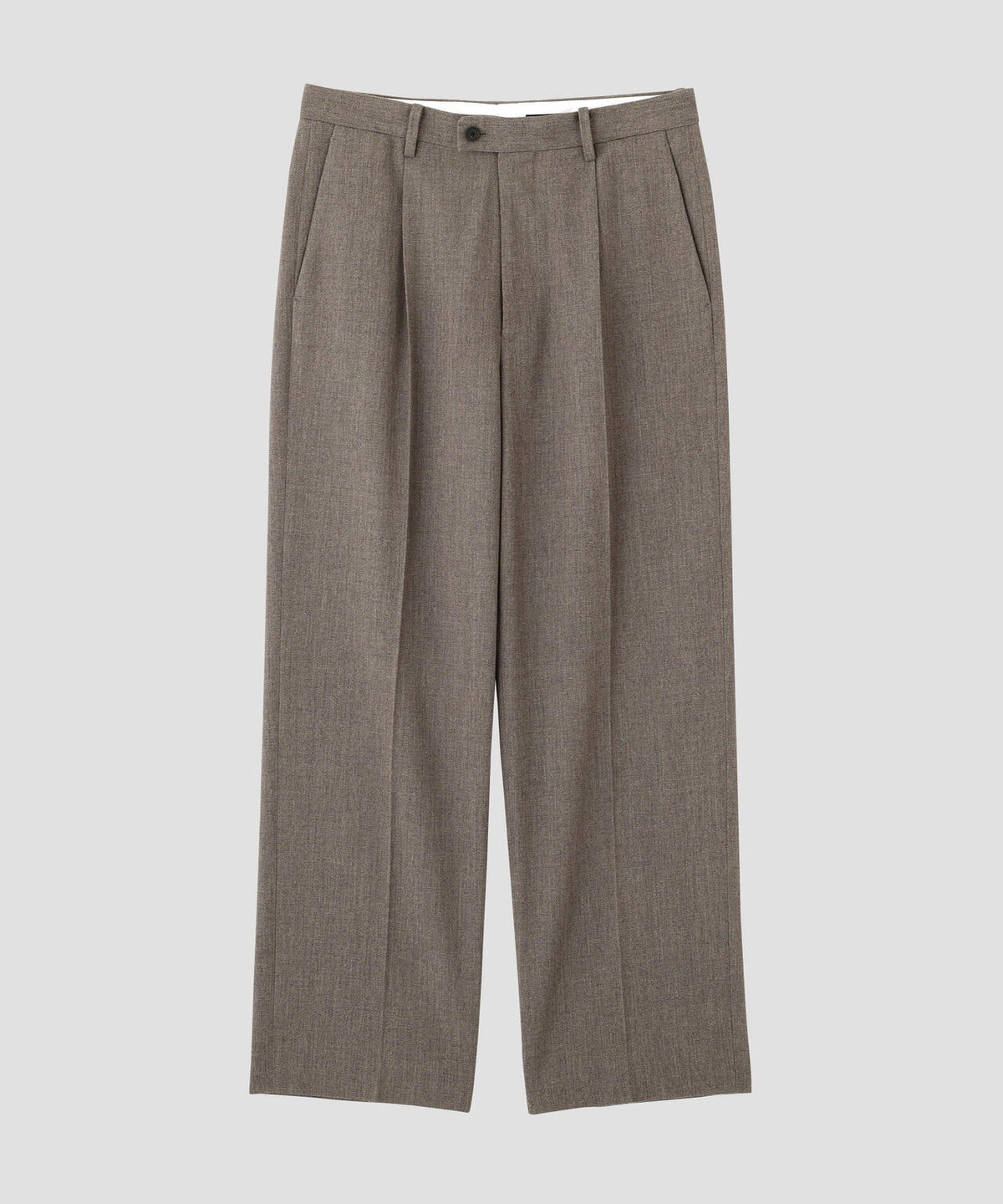 YLEVE / ROUGH WOOL TROUSERS