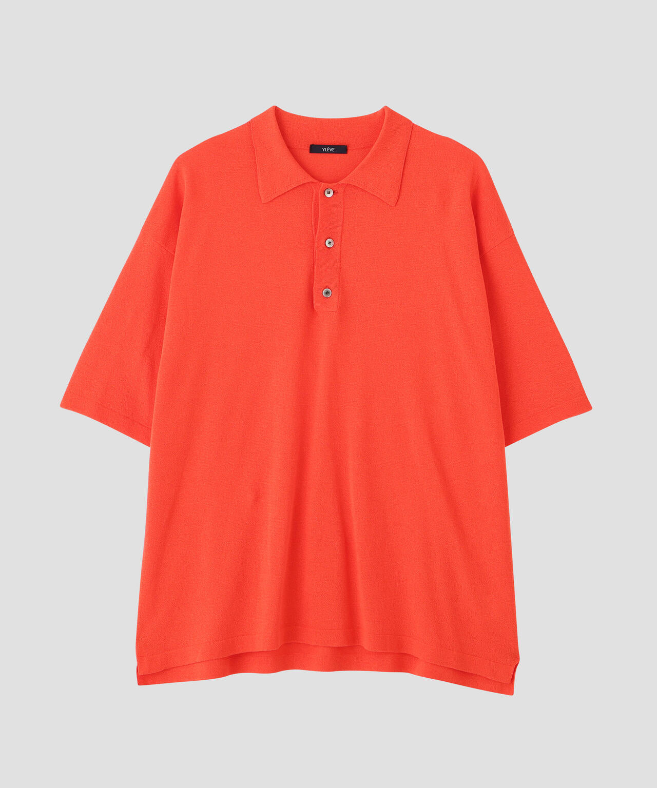 YLEVE / WASHI COTTON PAPER KNIT POLO