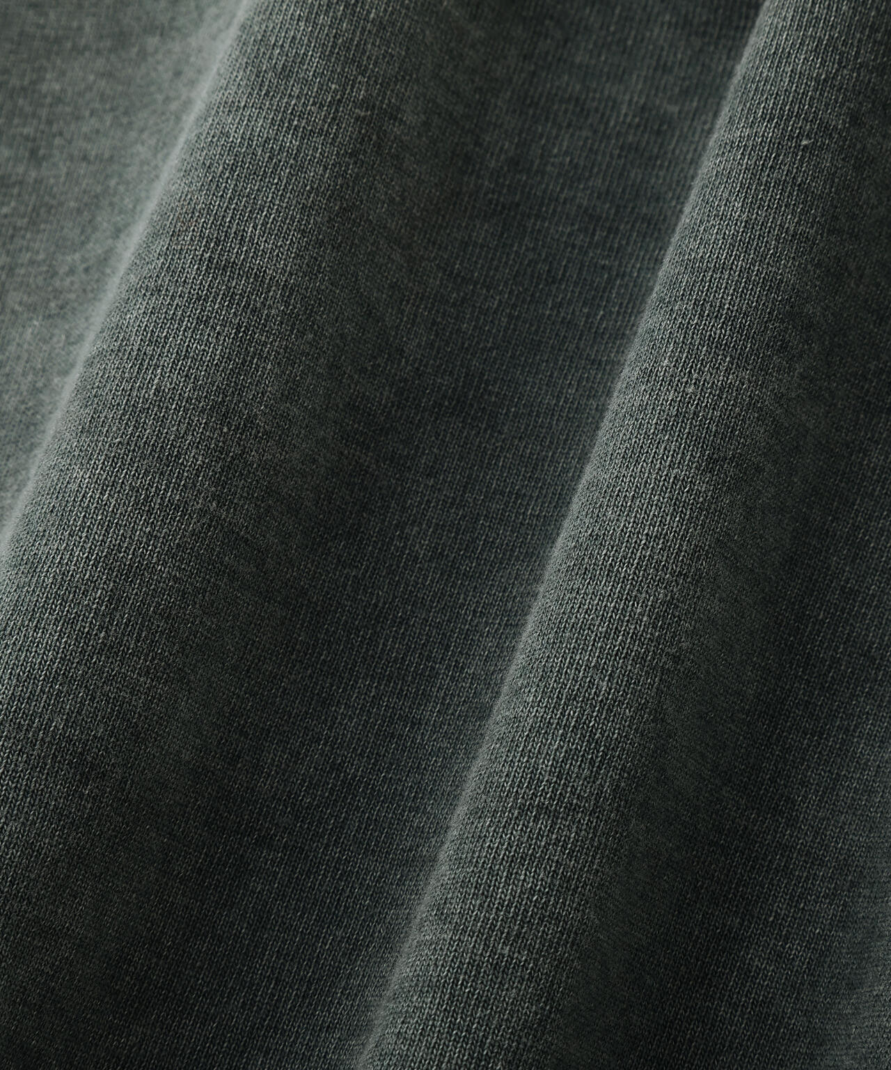 YLEVE / PIGMENT DYED COTTON HENRY NECK LONG-SLEEVE T
