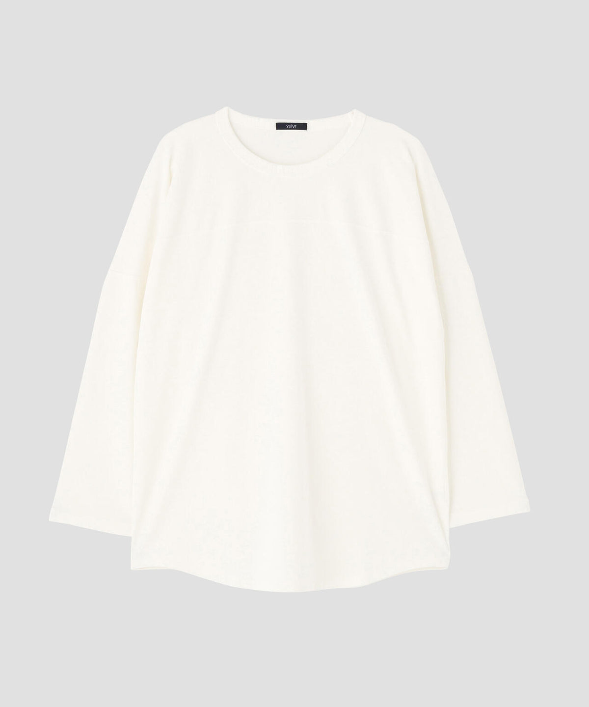 YLEVE / PIGMENT DYED COTTON FOOTBALL T