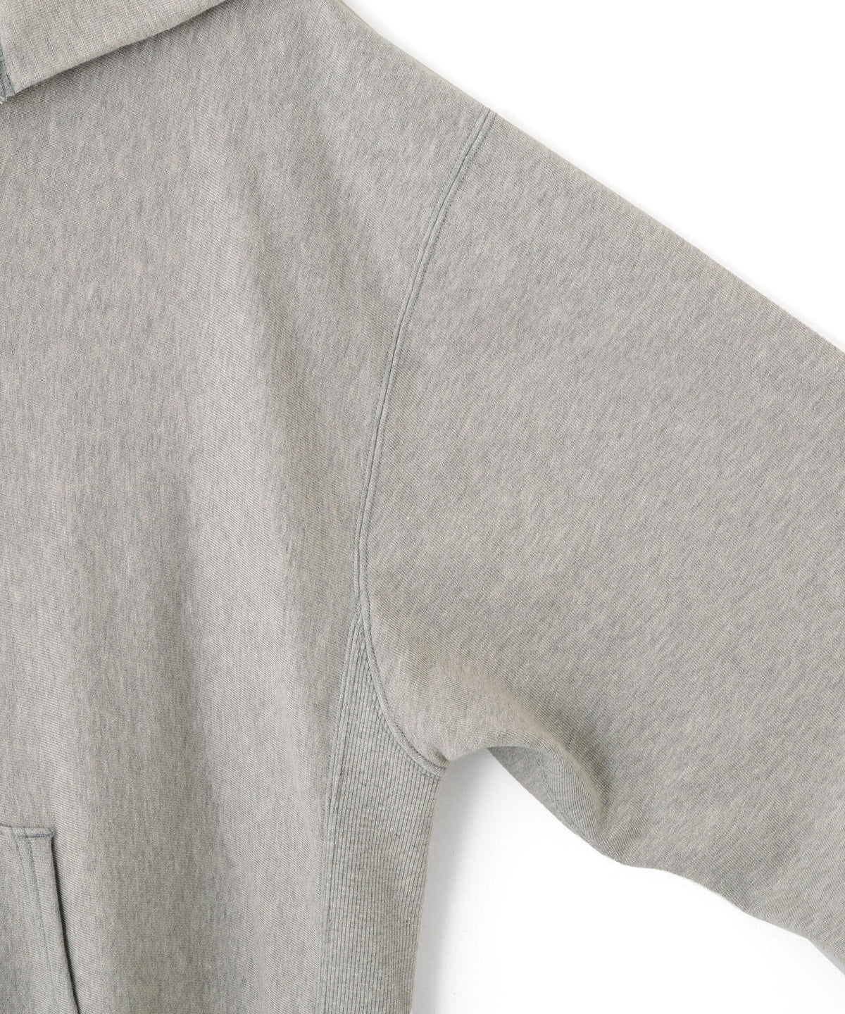 YLEVE / SUN-FADED COTTON SWEAT HOODIE