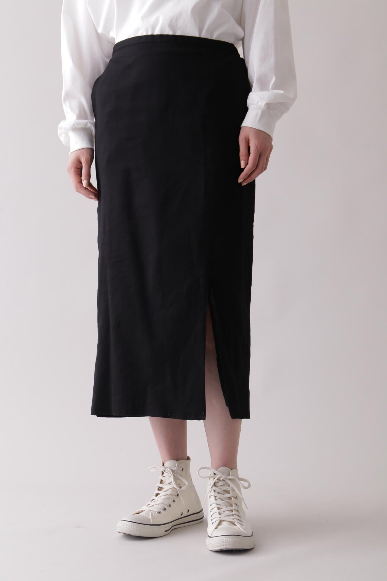 THE LIBRARY / COTTON AMUNZEN VOILE SLIT SK