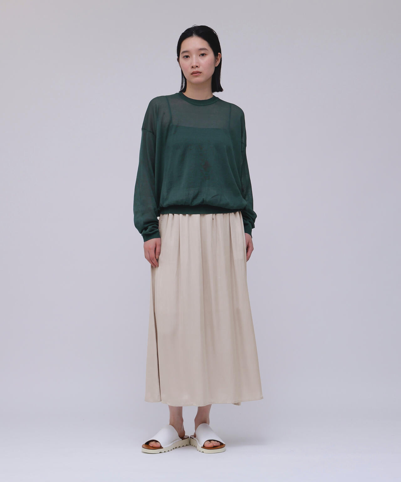 THE LIBRARY / SATIN SKIRT