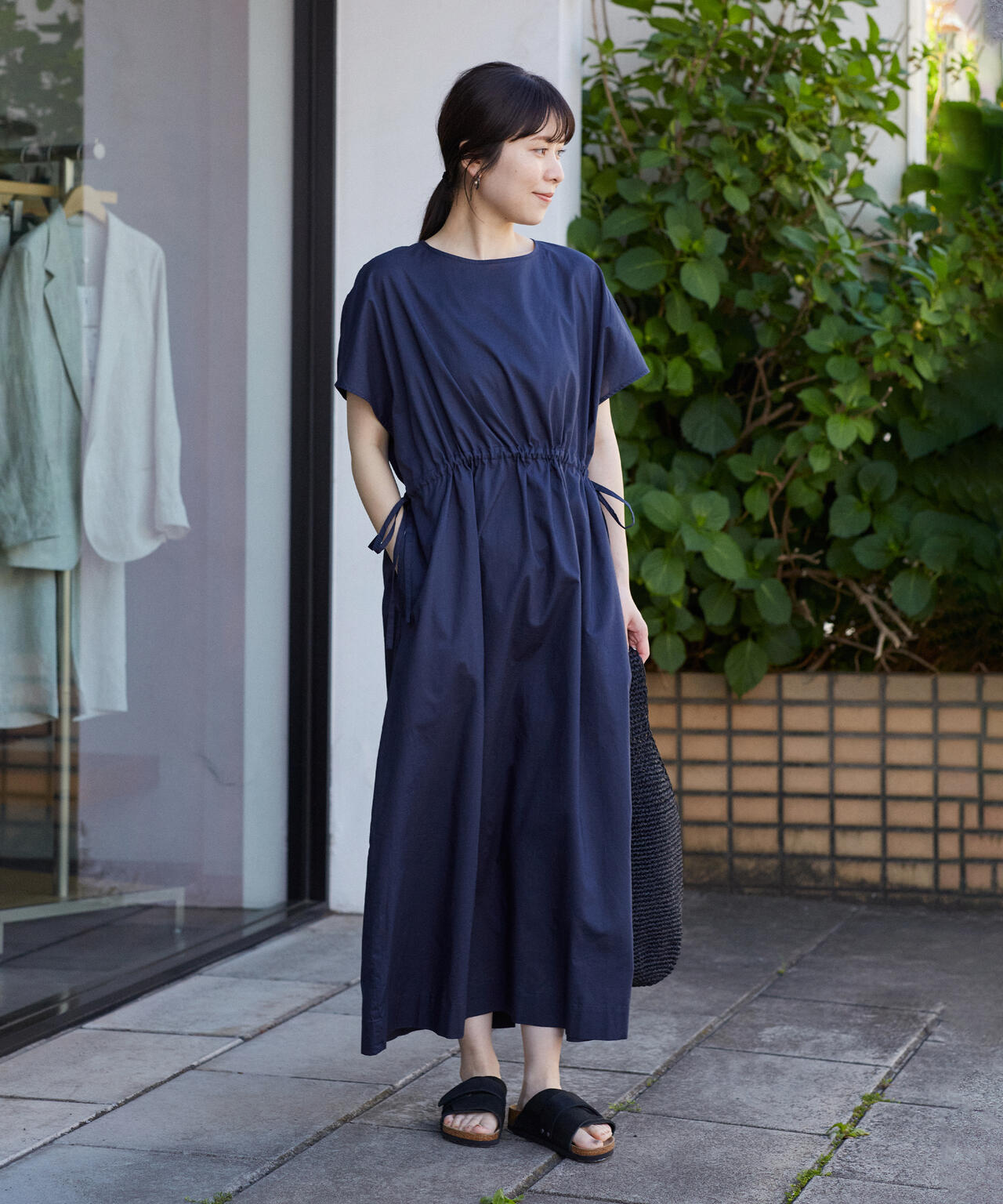 THE LIBRARY / COTTON LAWN GATHER ONE PIECE
