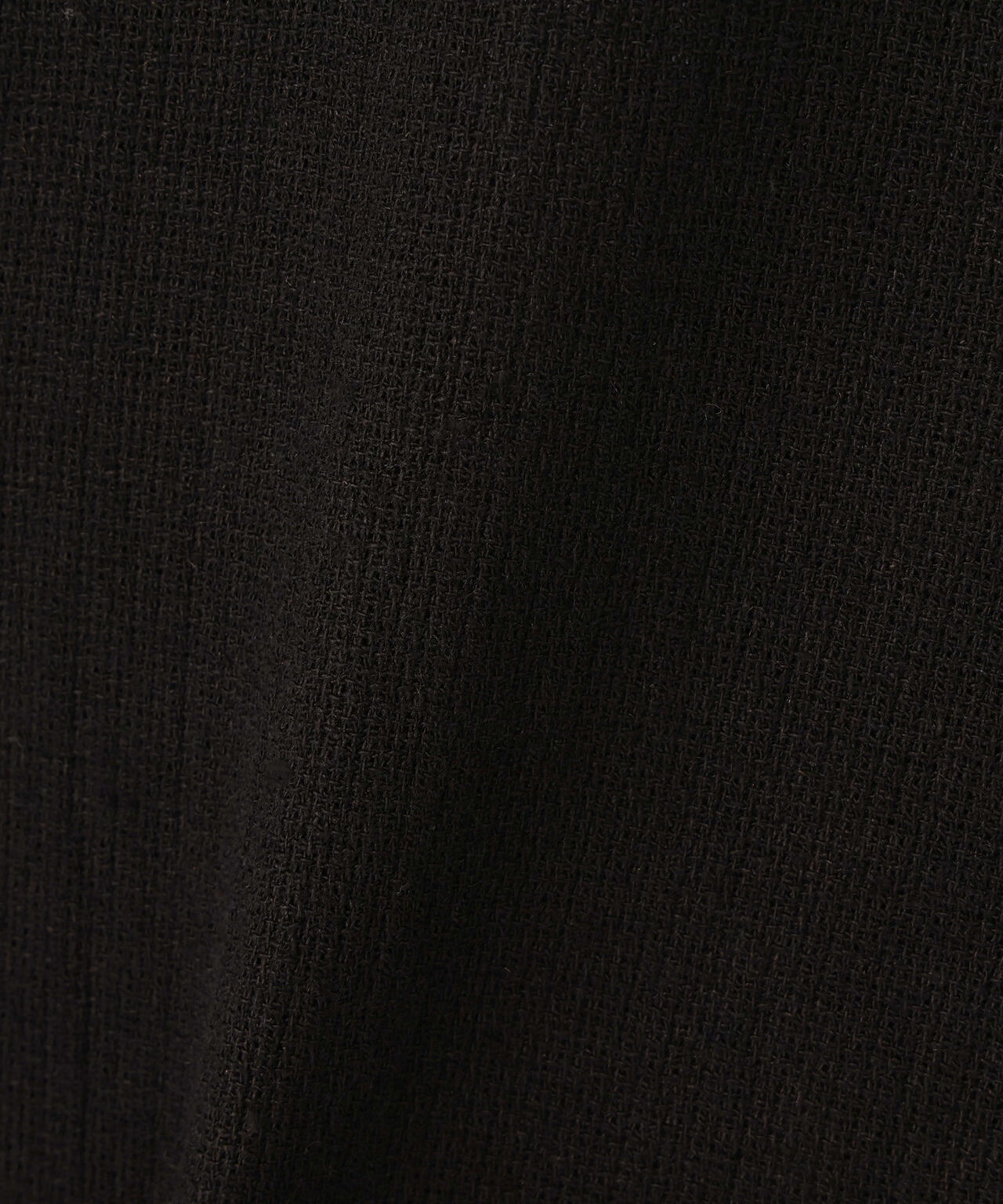 THE LIBRARY / LINEN COTTON OPEN COLLAR SHIRT