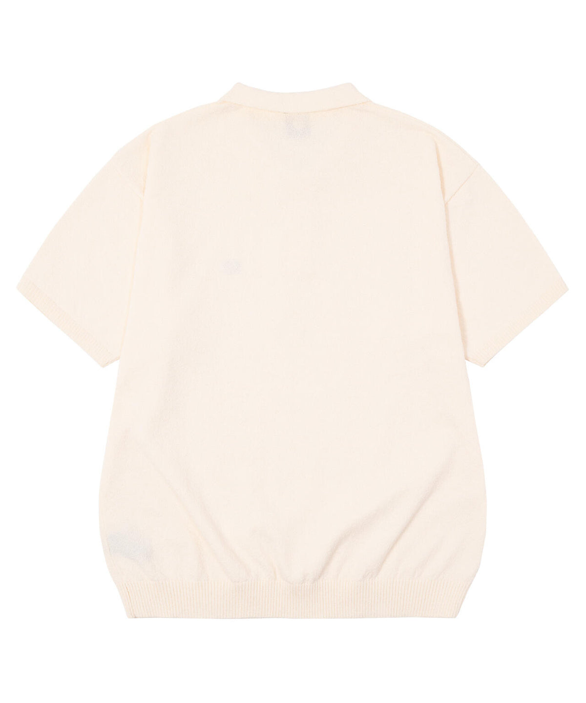 SERIF H KNIT POLO TOP