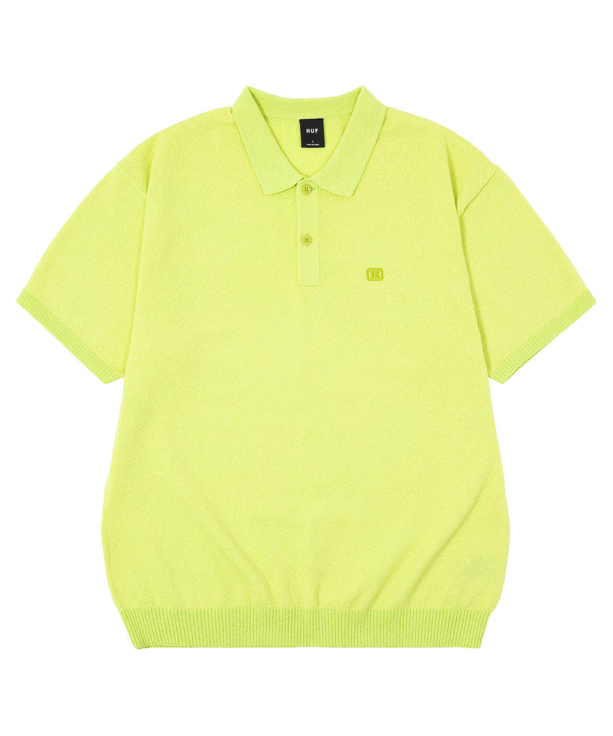 SERIF H KNIT POLO TOP