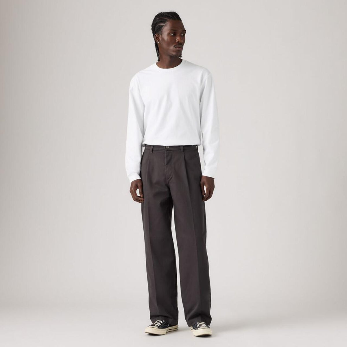 LOOSE PLTD WORK CHINO