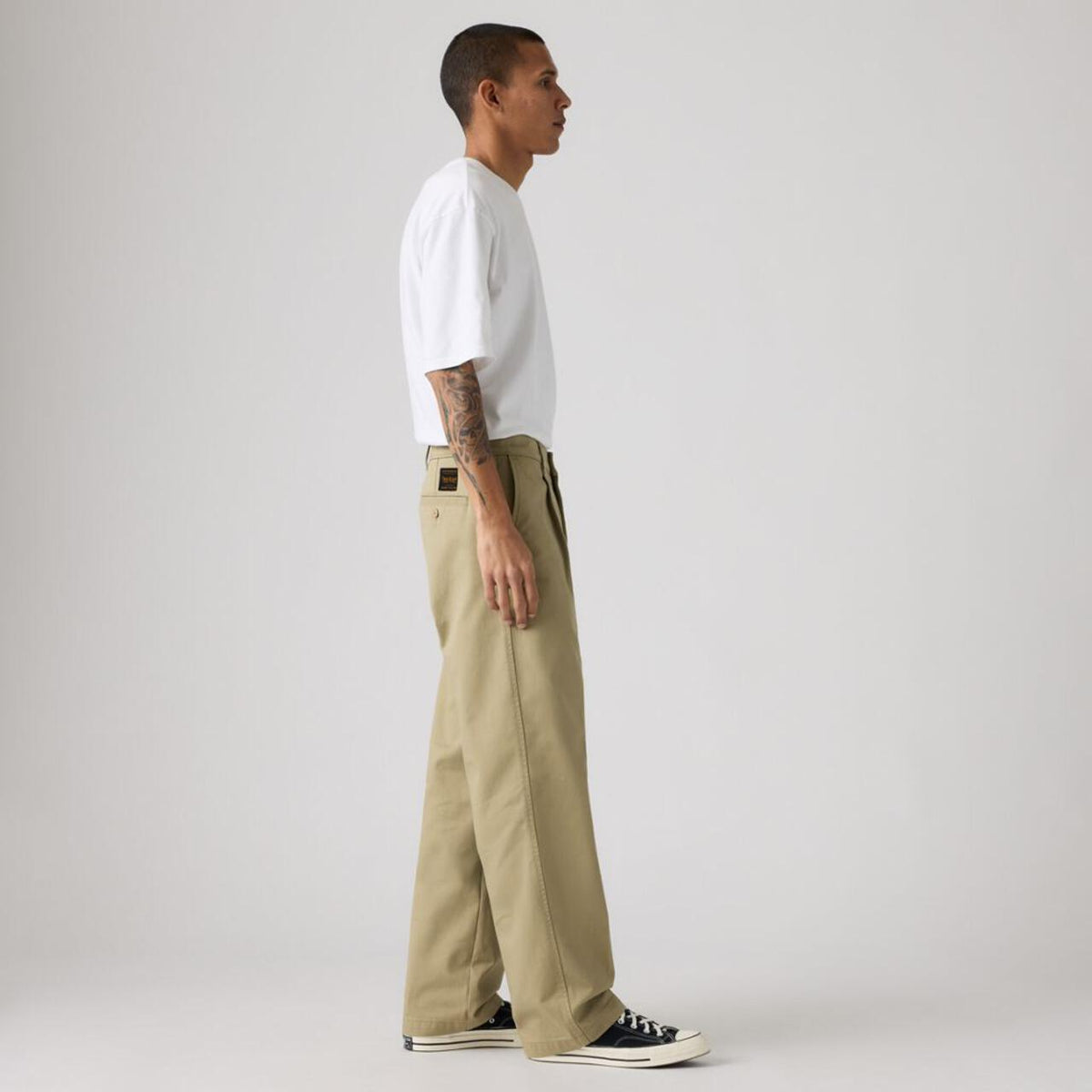 LOOSE PLTD WORK CHINO
