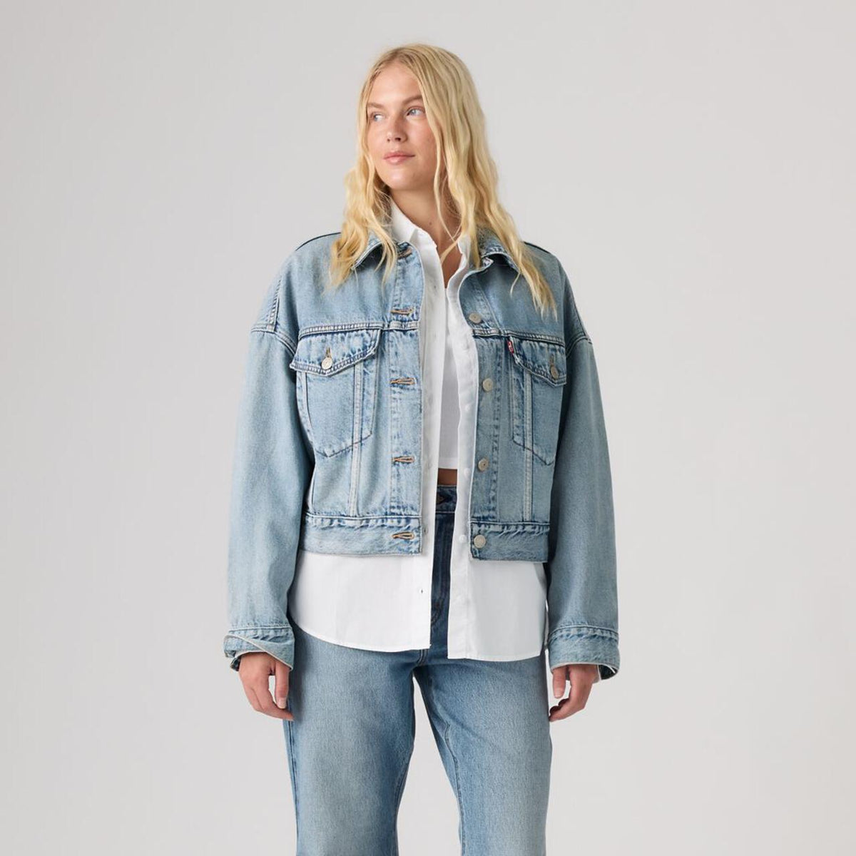 LOOSE CROP TRUCKER