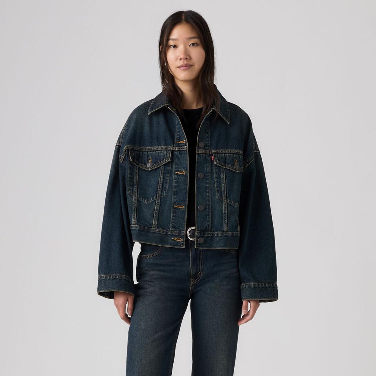 LOOSE CROP TRUCKER