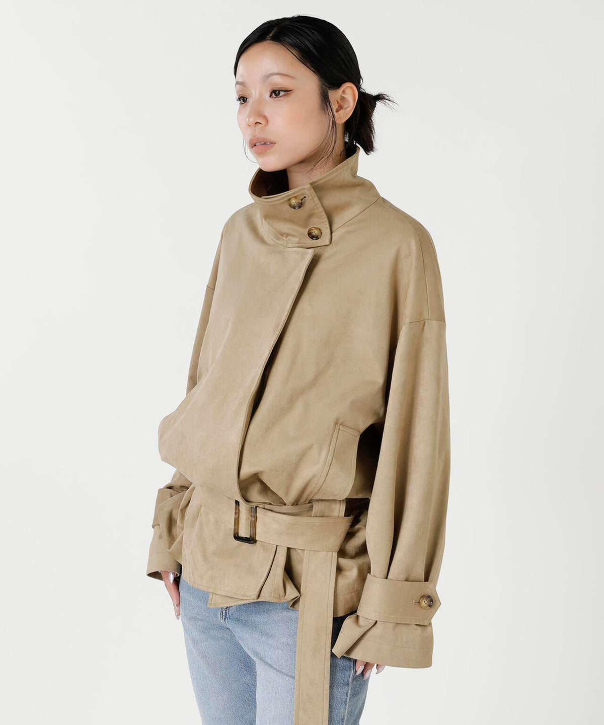 SHORT TRENCH COAT