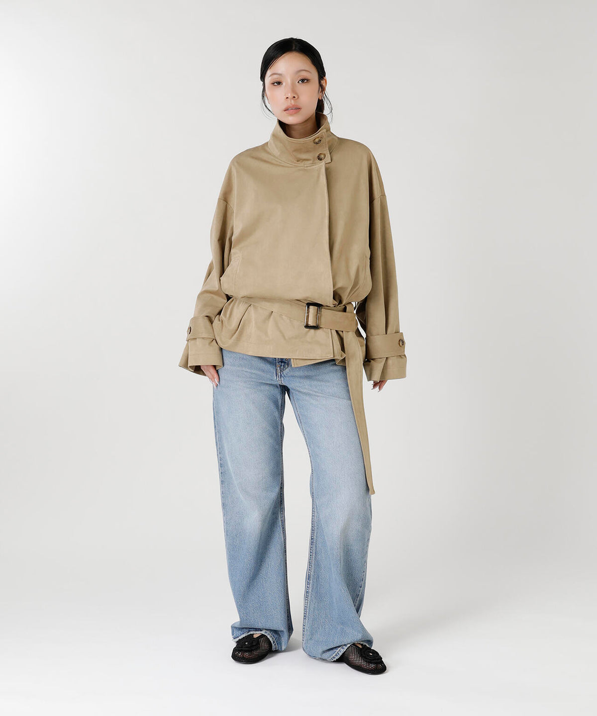 SHORT TRENCH COAT