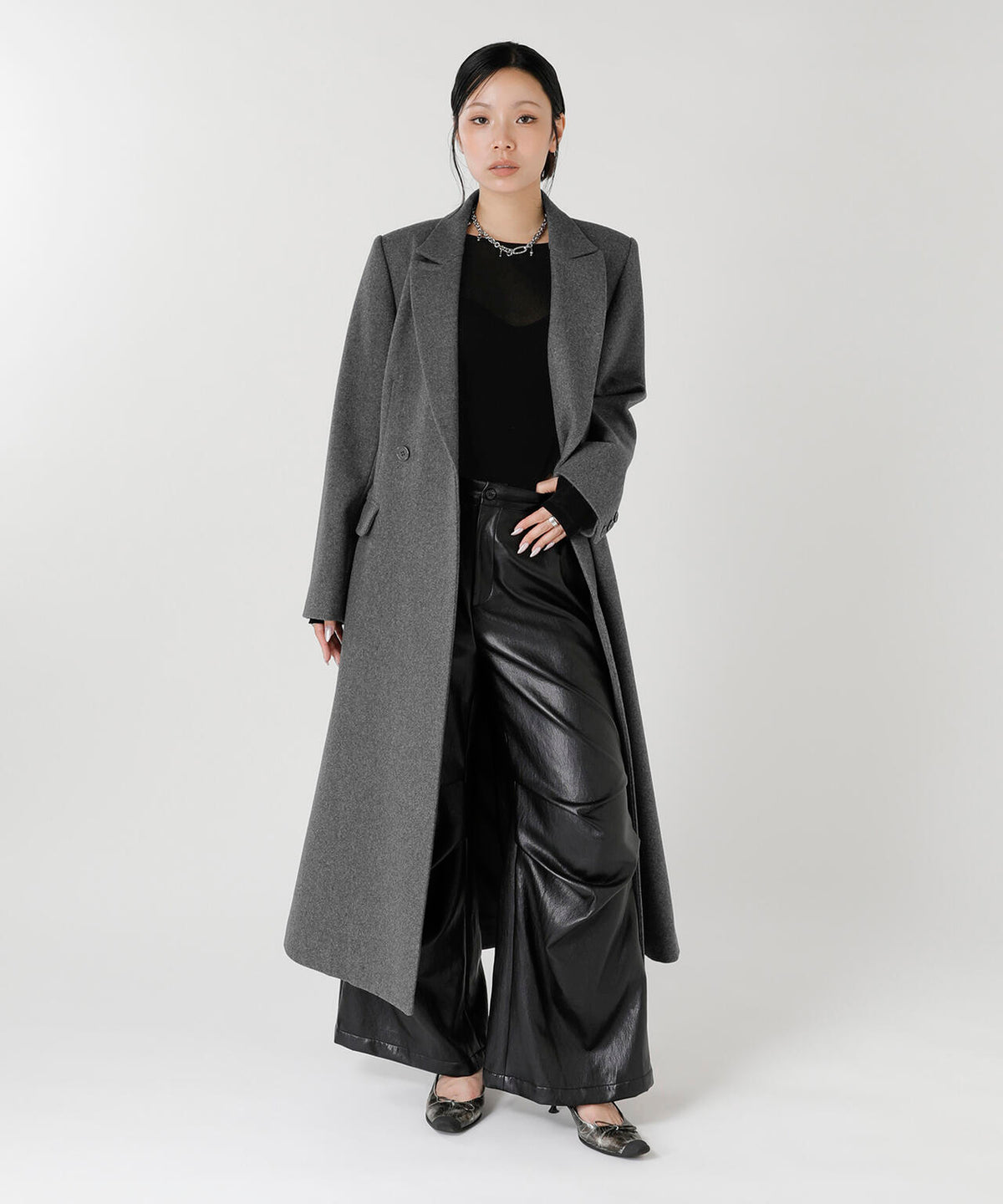 LONG MELTONE COAT