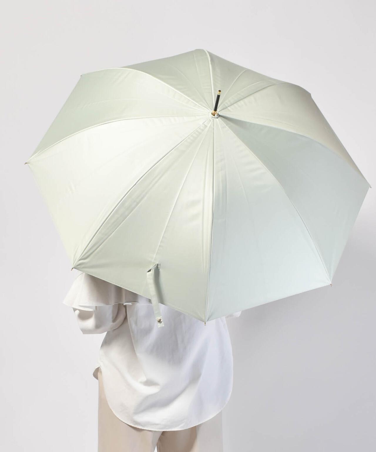 サンシェイドロング竹手元 55cm 晴雨兼用傘 日傘 雨傘