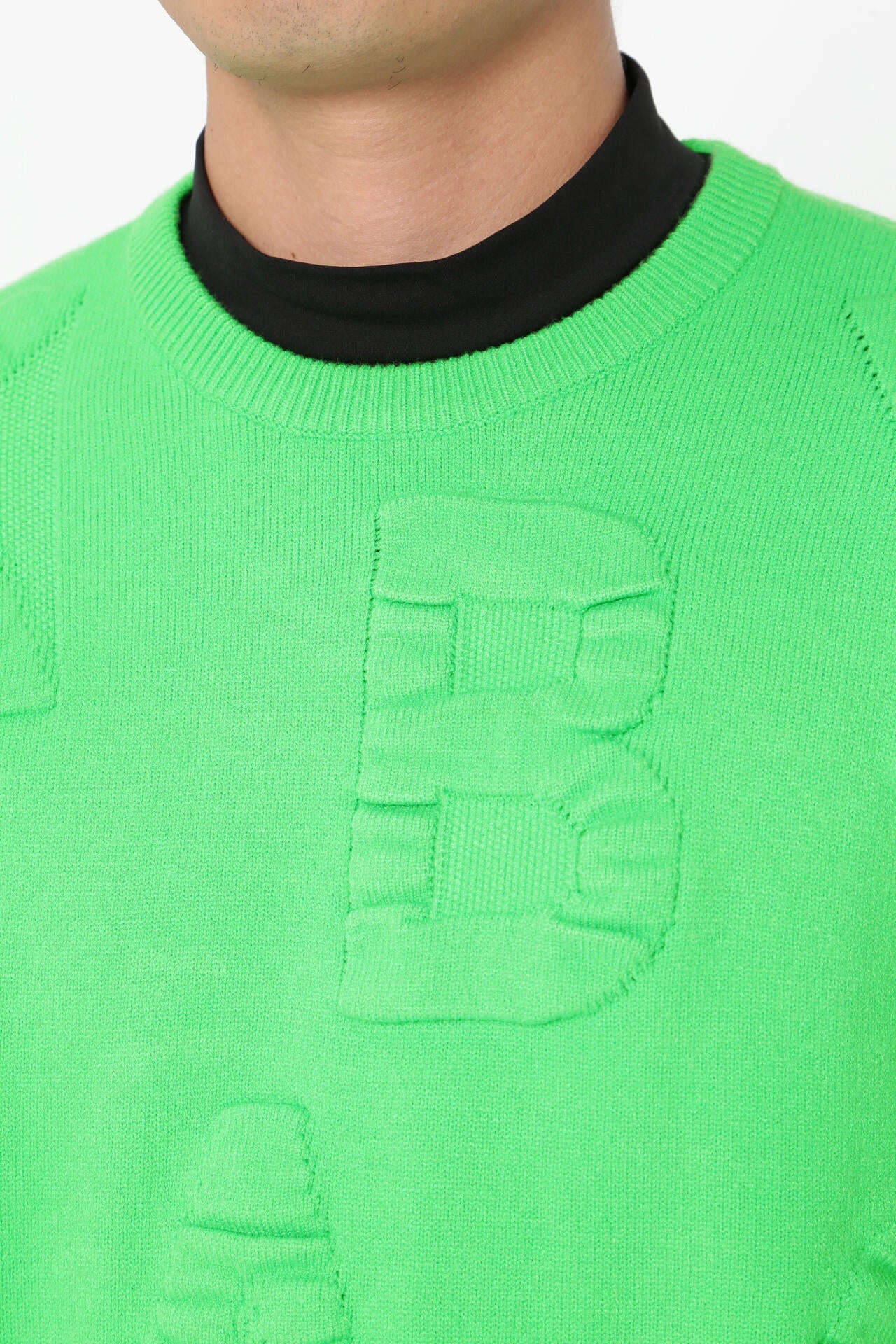 Warm Knit クルーネックニットプルオーバー