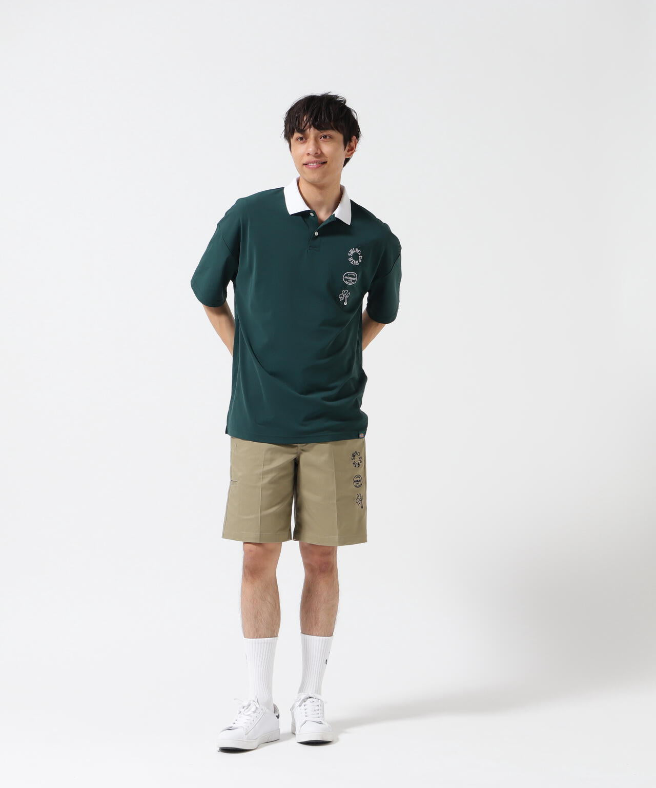 【Dickies】T/Cツイルストッチ ショートパンツ