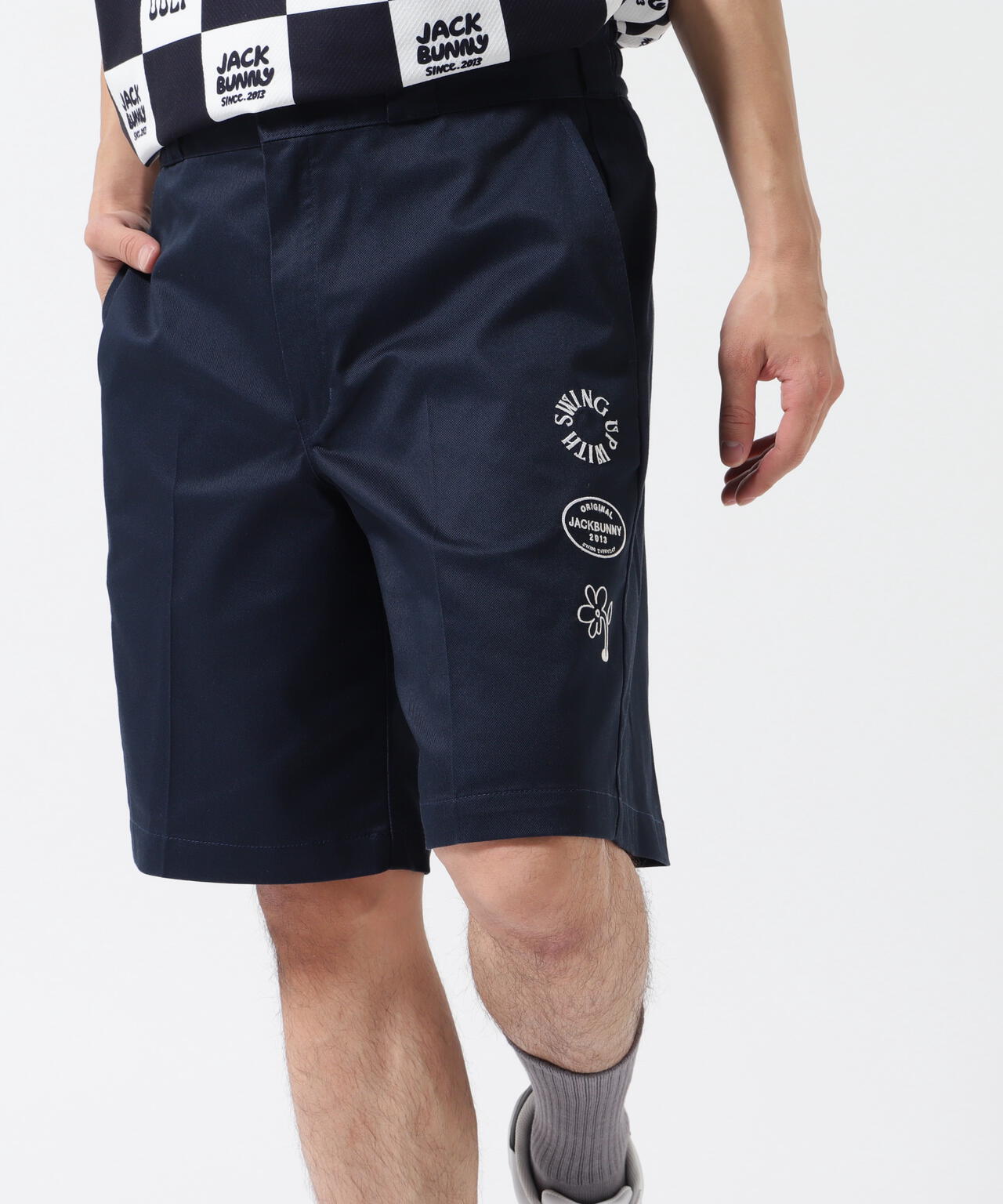 【Dickies】T/Cツイルストッチ ショートパンツ