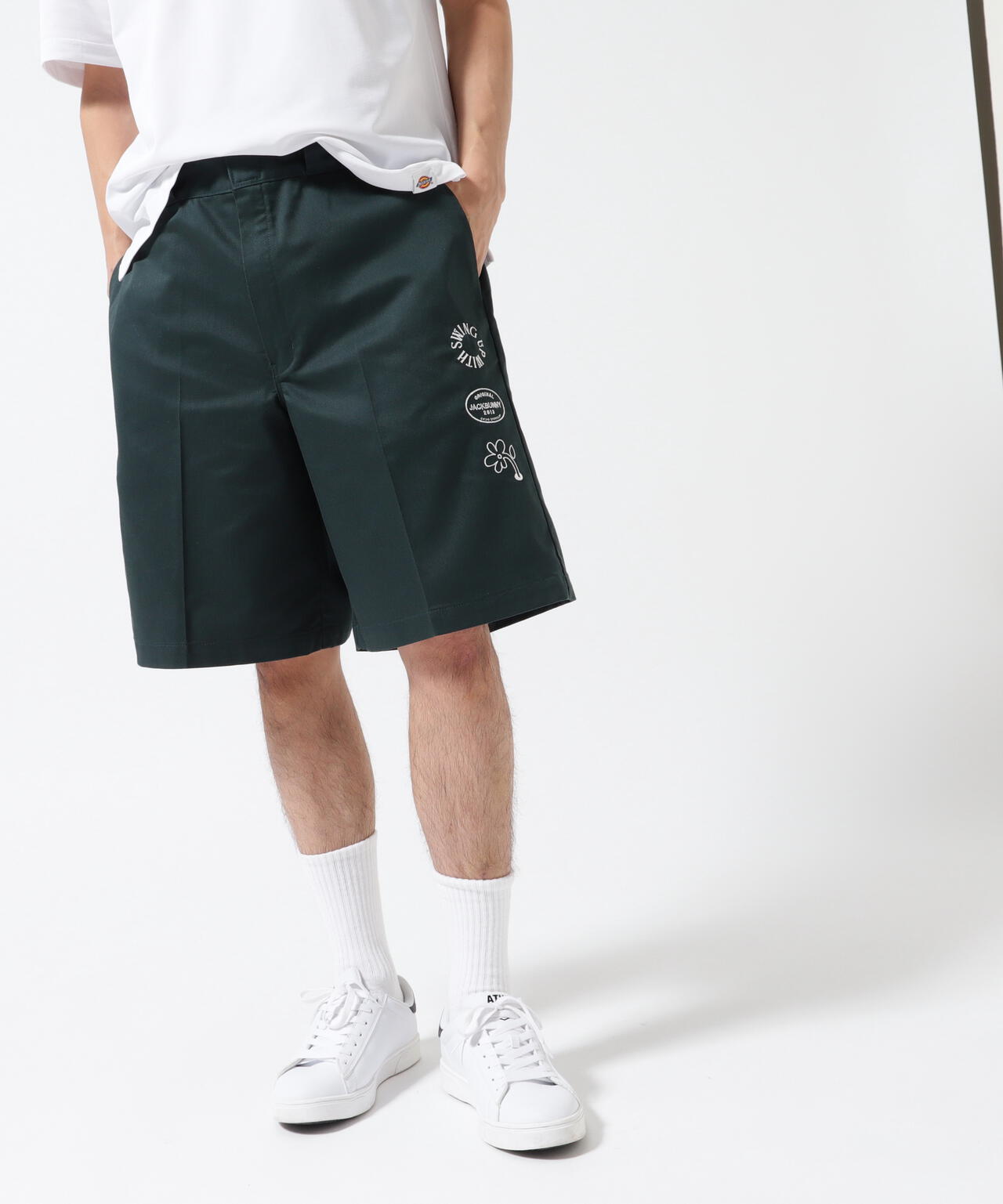 【Dickies】T/Cツイルストッチ ショートパンツ