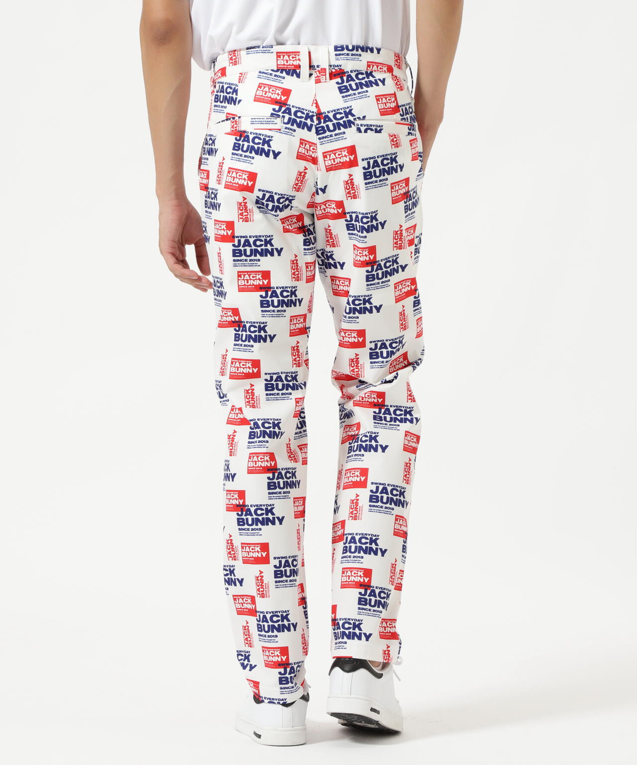 ポリエステルツイルプリント ロングパンツ