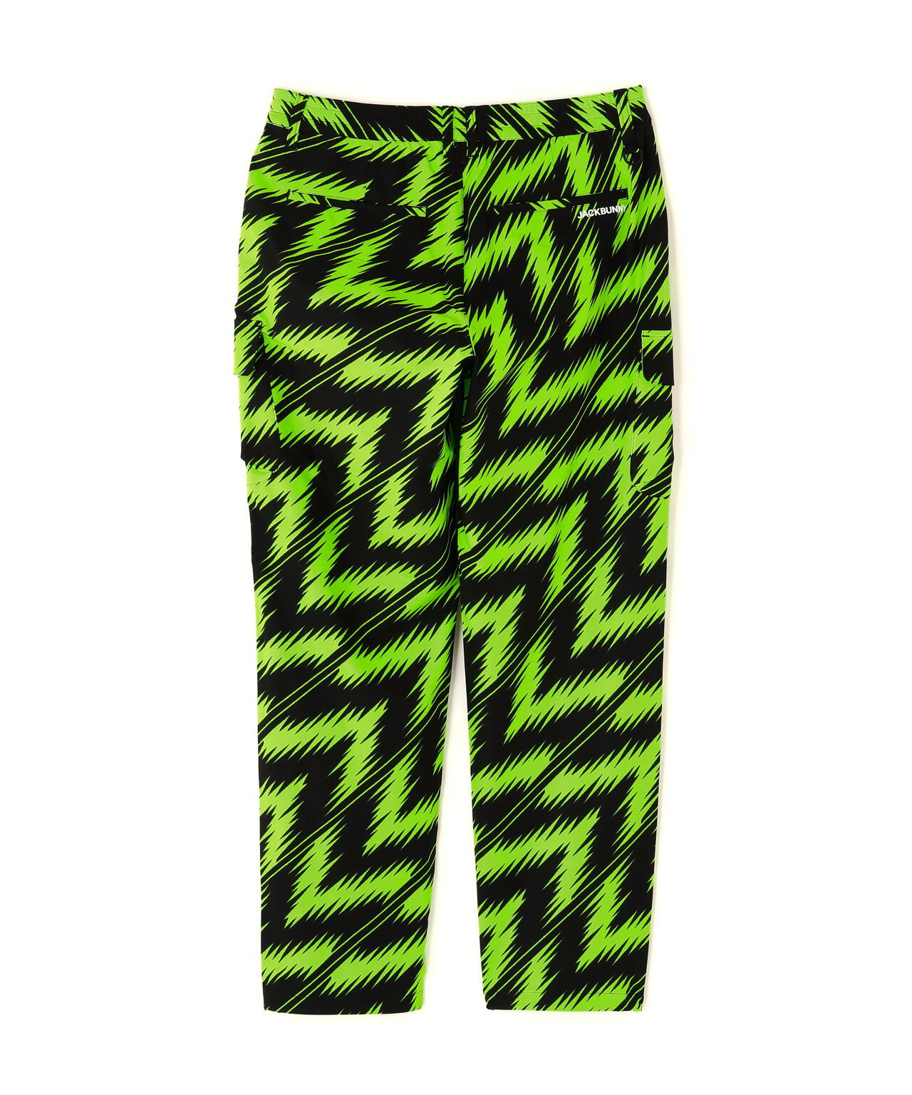 ストレッチ二重織プリント ロングパンツ