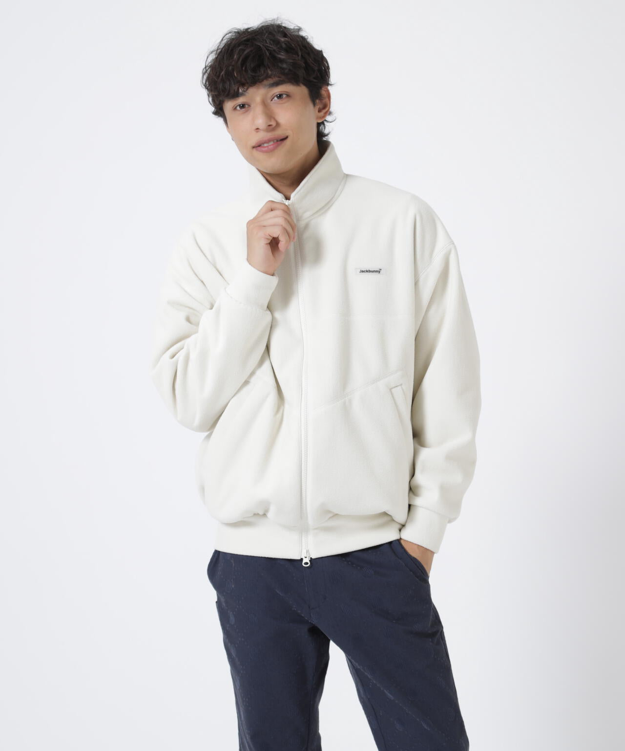 ブロッキーフリース フルジップブルゾン