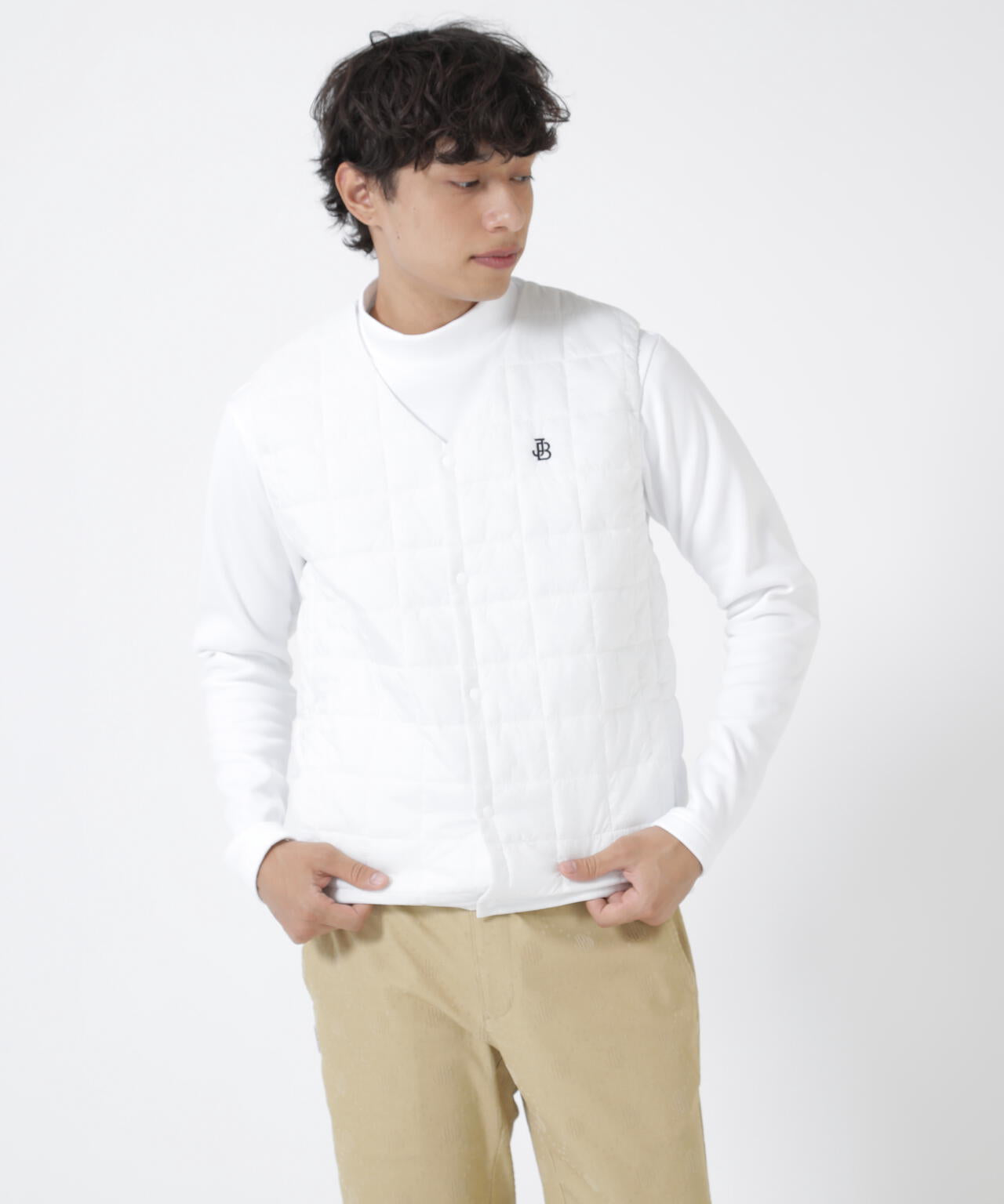 20D PEタフタ 中綿ベスト