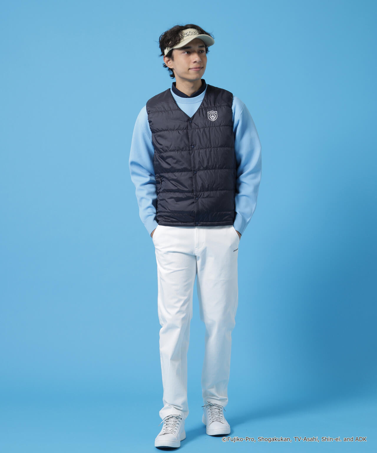 【ドラえもん】20Dタフタタフタ中綿ベスト