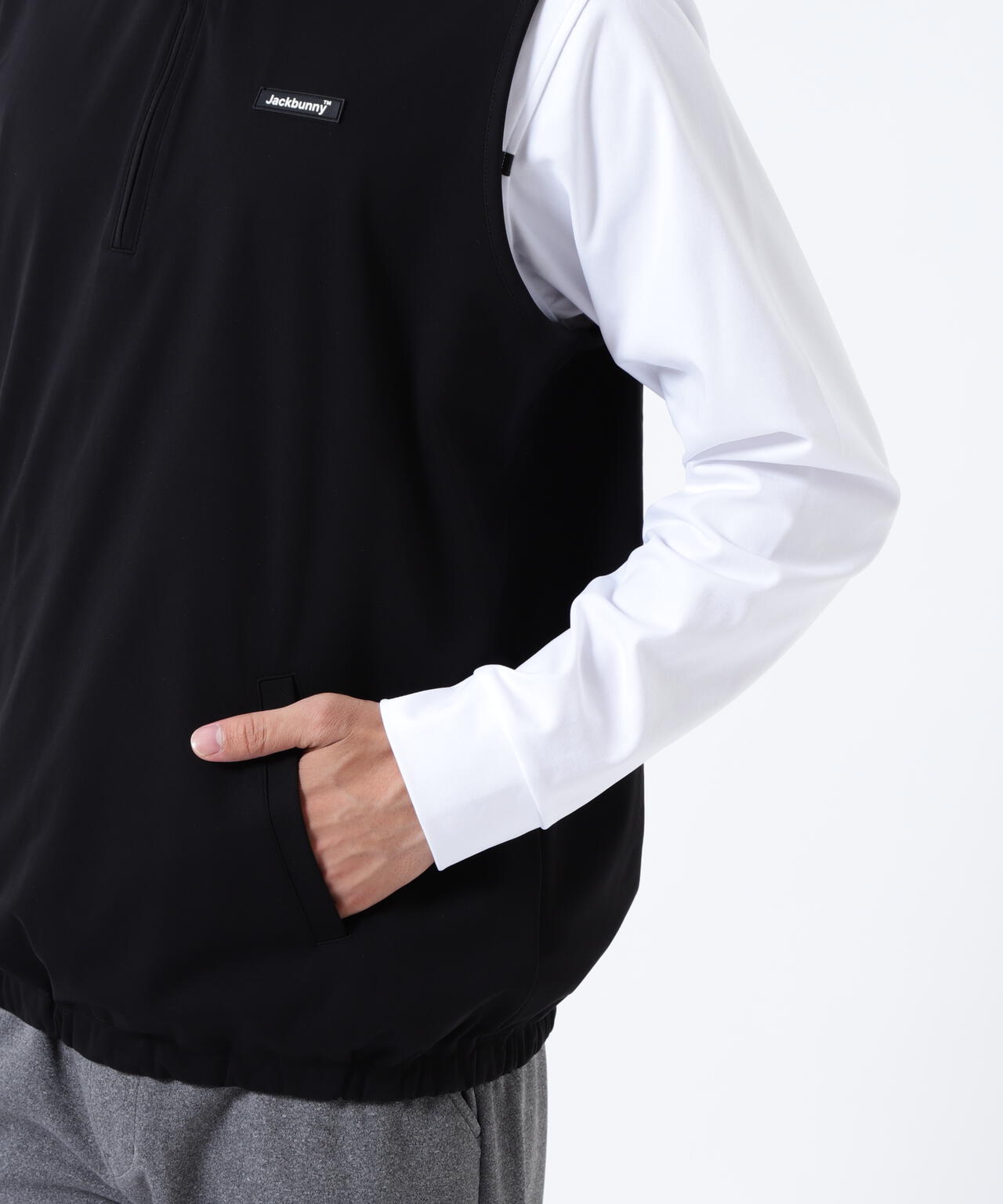 ライトスムースフルジップベスト