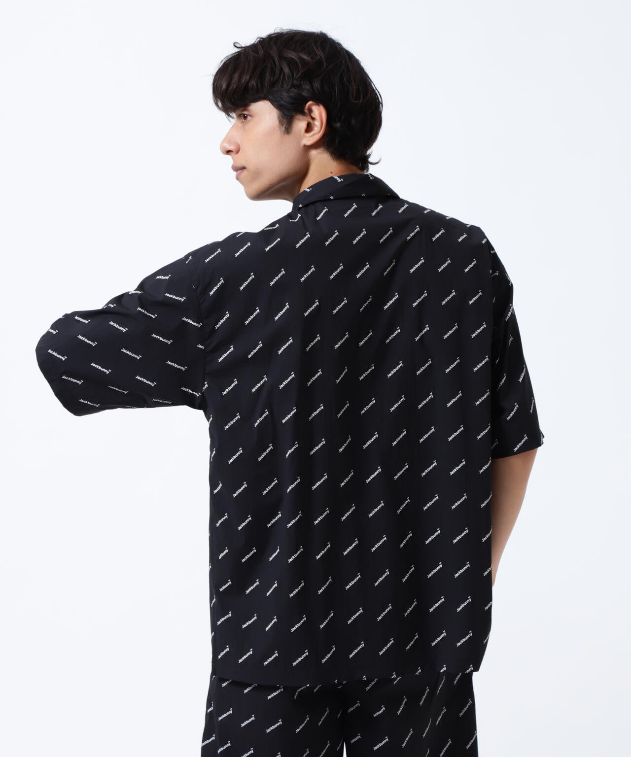 ナイロンタフタ半袖ポロシャツ