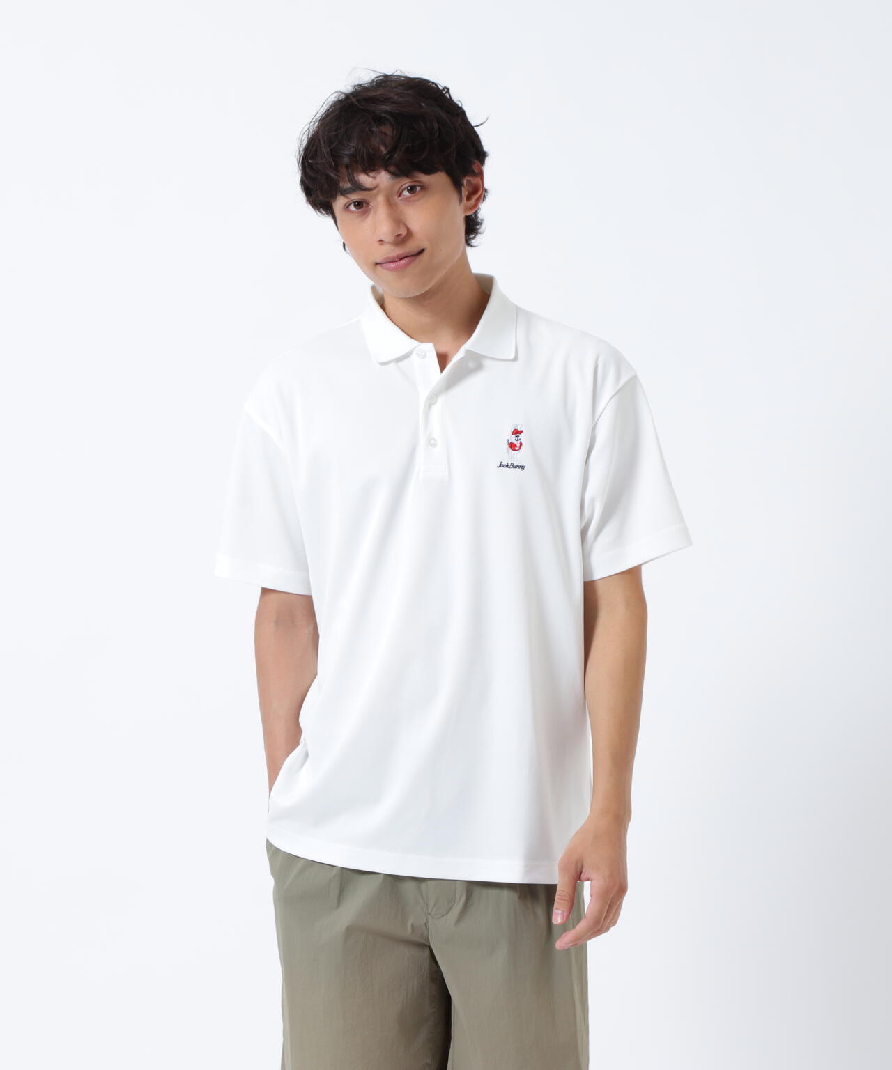 【直営店舗&公式オンライン限定】うさぎ刺繍PEポロシャツ