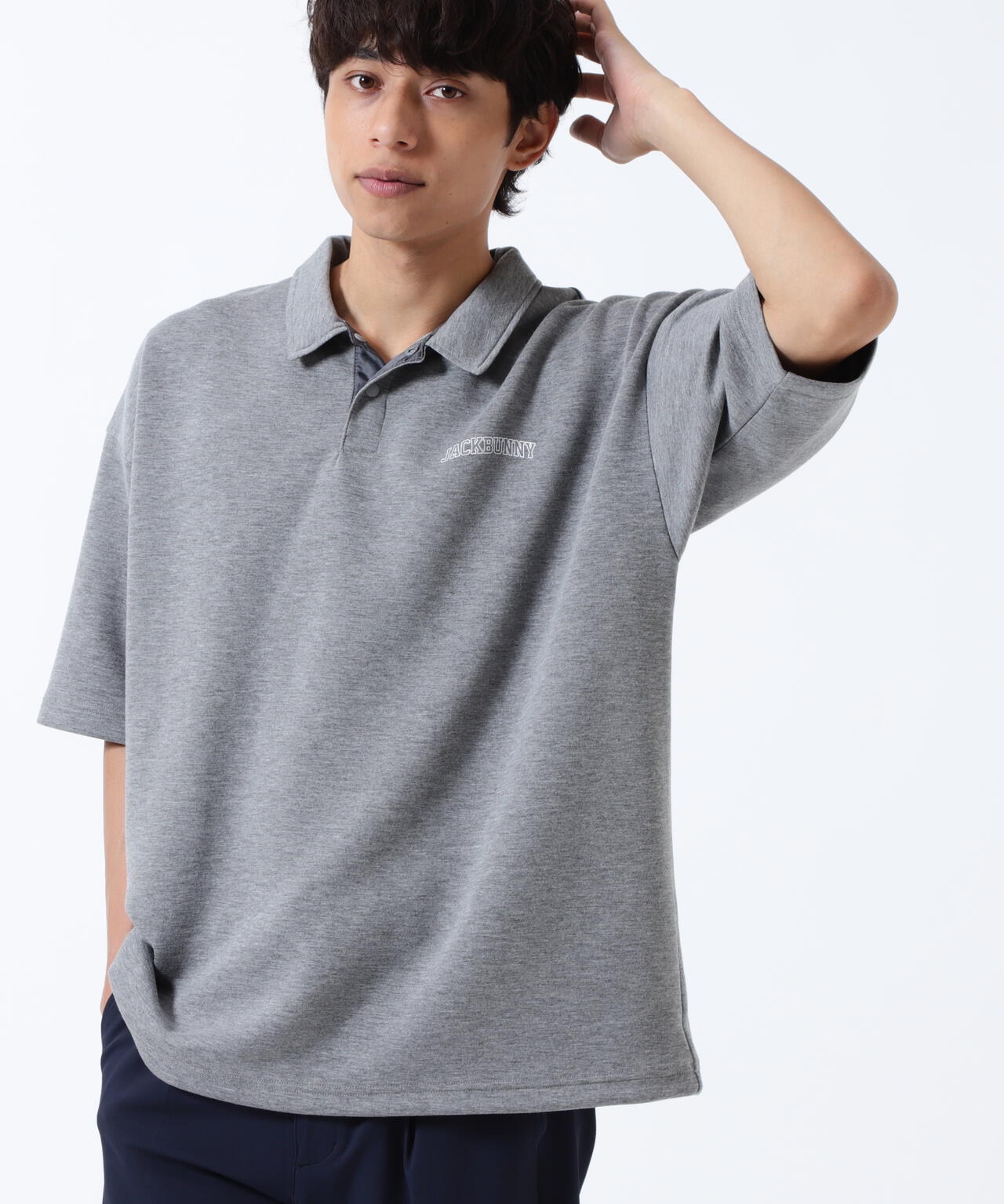 T/Rダンボール五分袖ポロシャツ