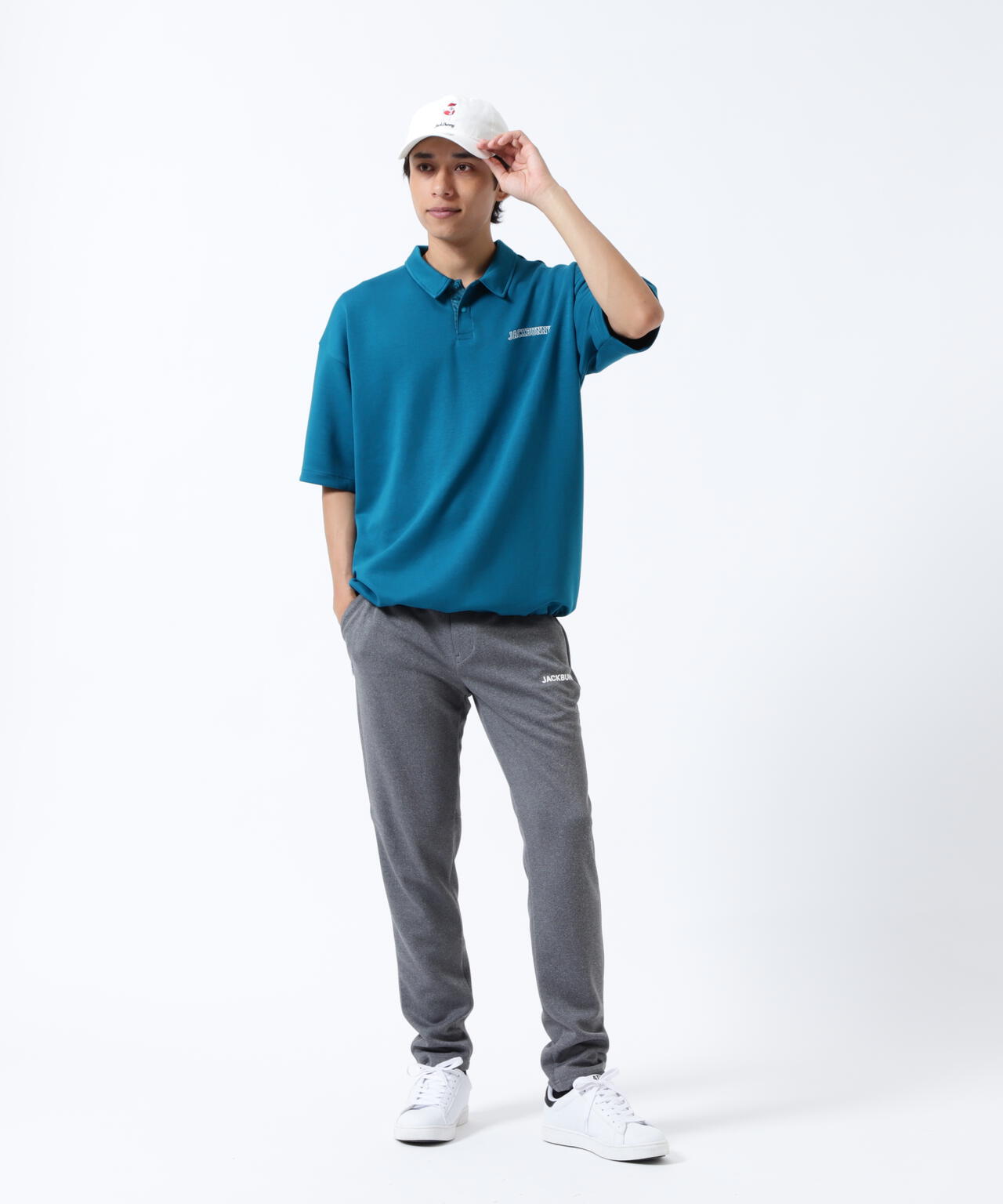 T/Rダンボール五分袖ポロシャツ