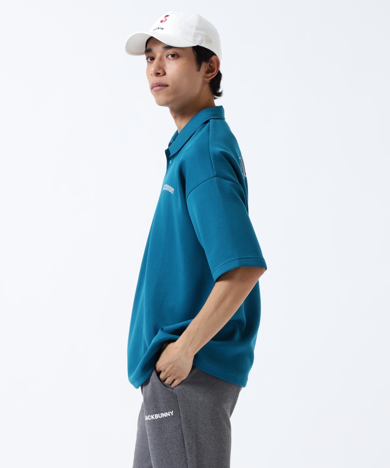 T/Rダンボール五分袖ポロシャツ